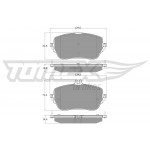 TOMEX Brakes Bremsbelagsatz, Scheibenbremse